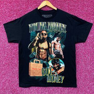 Lil Wayne Young Money Got Money Themed T-Shirt Medium